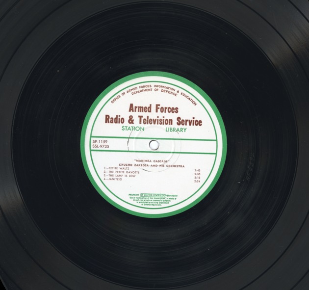 Marimba Cascade - Record Label